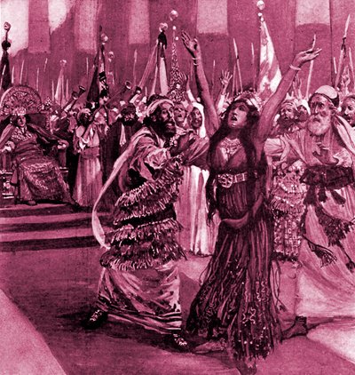Athaliah and Joash by James Jacques Joseph after Tissot