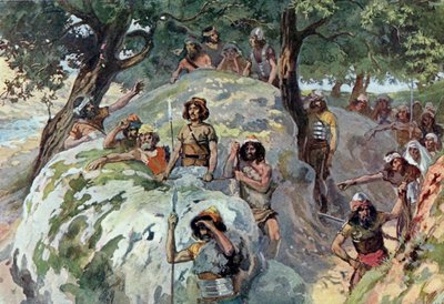 David in the Wilderness of Ziph by James Jacques Joseph after Tissot