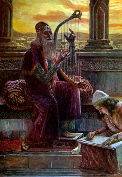 David Singing by James Jacques Joseph after Tissot