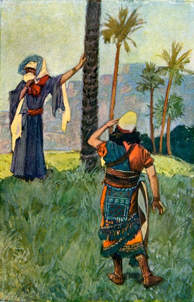 Deborah beneath the Palm Tree by James Jacques Joseph after Tissot