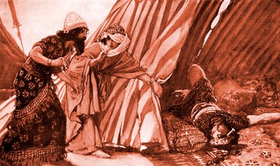 Jael Showing Barak Sisera Lying Dead by James Jacques Joseph after Tissot