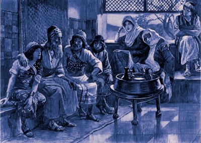 Job and his Family by James Jacques Joseph after Tissot