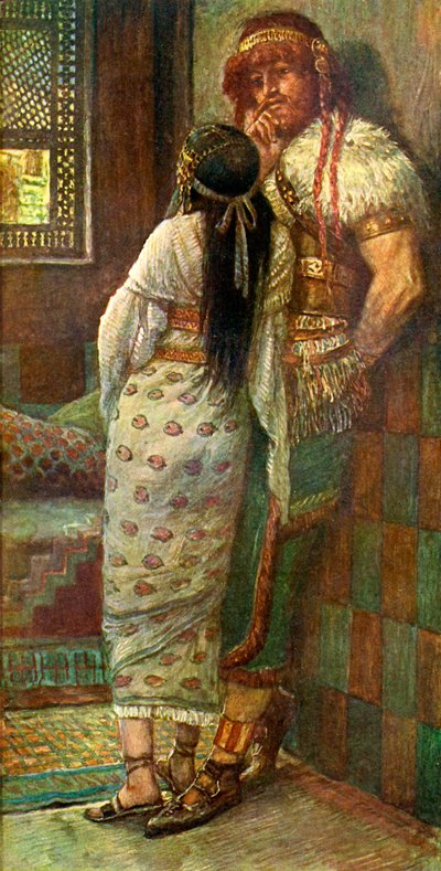 Samson and His Wife by James Jacques Joseph after Tissot