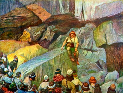Samson in the Caves of Etam by James Jacques Joseph after Tissot