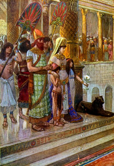 Solomon and the Queen of Sheba by James Jacques Joseph after Tissot
