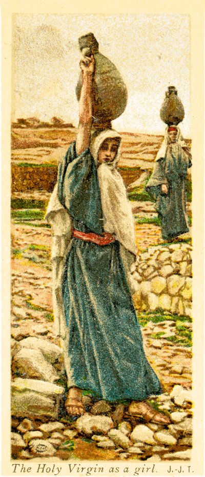 The Holy Virgin as a Girl by James Jacques Joseph after Tissot