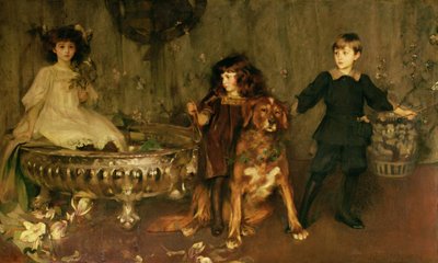 Lord John Manners, Lord Haddon and Lady Marjorie Manners by James Jebusa Shannon