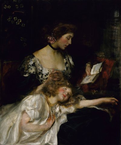 Mother and Child (Lady Shannon and Kitty) by James Jebusa Shannon