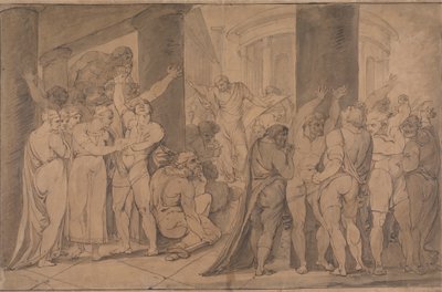 The Body of Lucretia Exposed to the Romans by James Jefferys