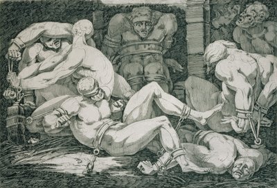 Ugolino and his Sons in the Tower of Famine, 18th century by James Jefferys