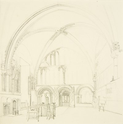 Interior of the Chapter House of Bristol Cathedral by James Johnson