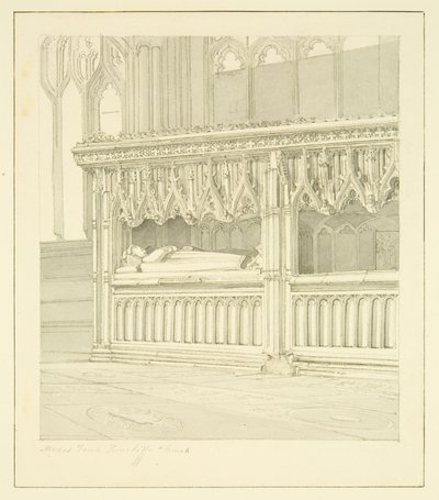 Monument to Sir Thomas Mede in St Mary Redcliffe by James Johnson