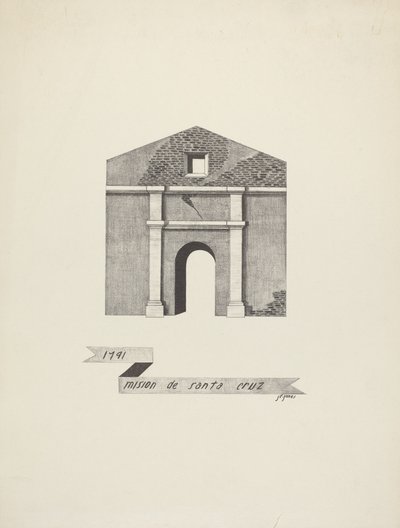 Mission of Santa Cruz by James Jones