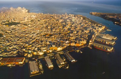 Aerial View of Old Havana, Havana Harbor, the Canal del Puerto, the Bahia de la Habana by James L Stanfield