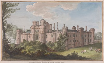 Herstmonceux Castle, East Sussex: South East View by James Lambert  of Lewes