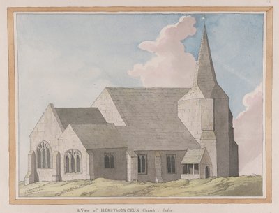 Herstmonceux Castle, East Sussex: View by James Lambert  of Lewes