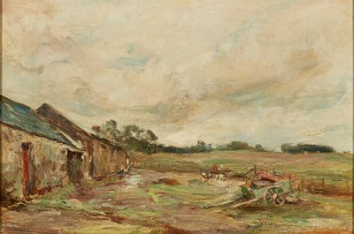 Farmyard in Summer by James Lawton Wingate