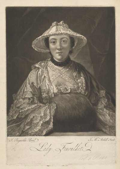 Lady Anne Fenoulhet (née Day) by James McArdell