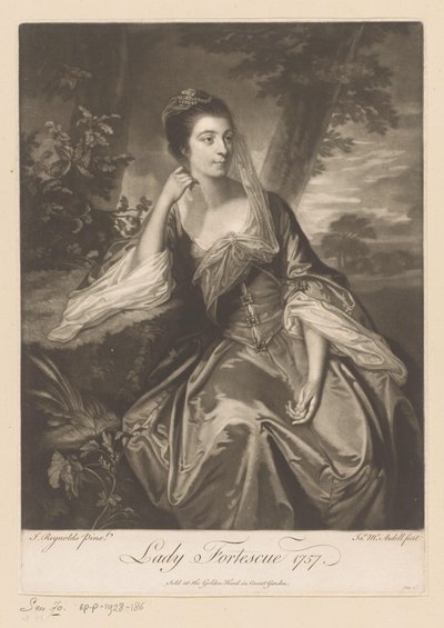 Portrait of Anne Fortescue by James McArdell