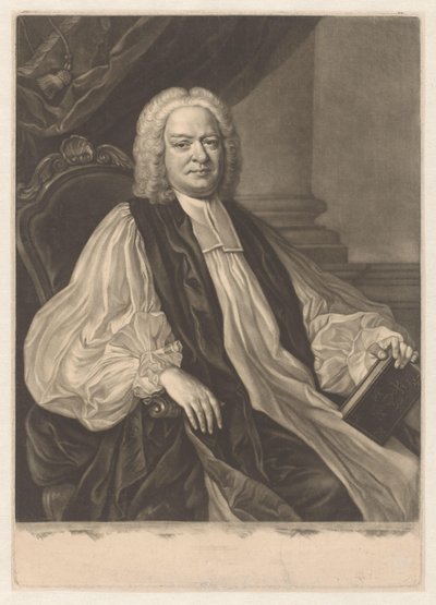 Portrait of Thomas Sherlock by James McArdell
