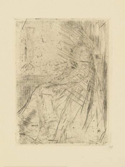 Impressions from Cancelled Plates by Whistler - Maude, Seated by James Abbott McNeill Whistler