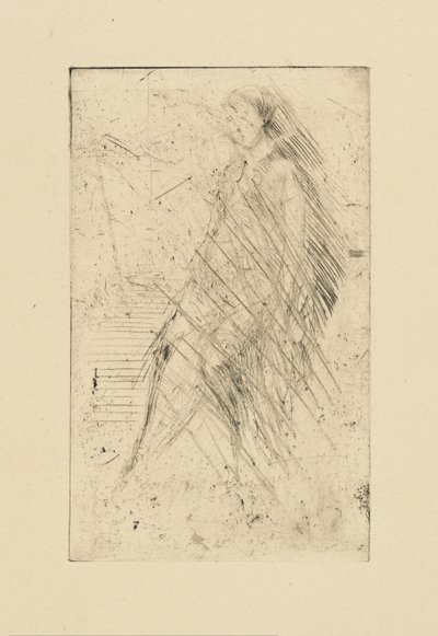 Impressions from Cancelled Plates by Whistler - Resting by James Abbott McNeill Whistler