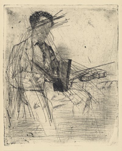 Impressions from cancelled plates by Whistler - Ross Winans by James Abbott McNeill Whistler