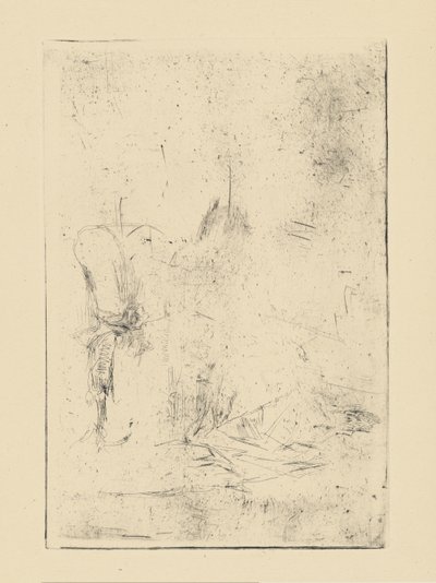 Impressions from Cancelled Plates by Whistler - Seated Figure by James Abbott McNeill Whistler