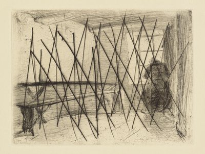 Impressions from Cancelled Plates by Whistler - The Miser by James Abbott McNeill Whistler