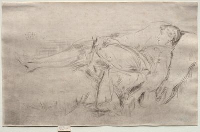 A Child on a Couch, No. 2 by James McNeill Whistler