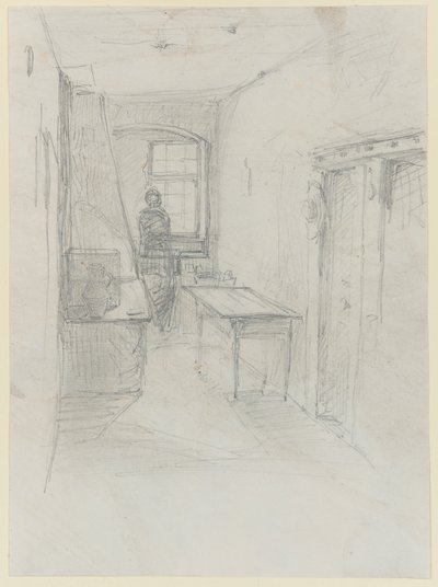 A Kitchen at Lutzelbourg by James Abbott McNeill Whistler
