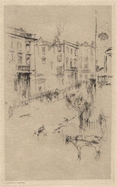 Alderney Street by James McNeill Whistler