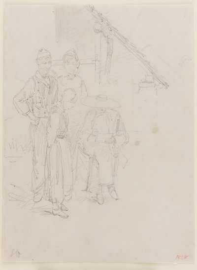 An Artist Sketching by James Abbott McNeill Whistler