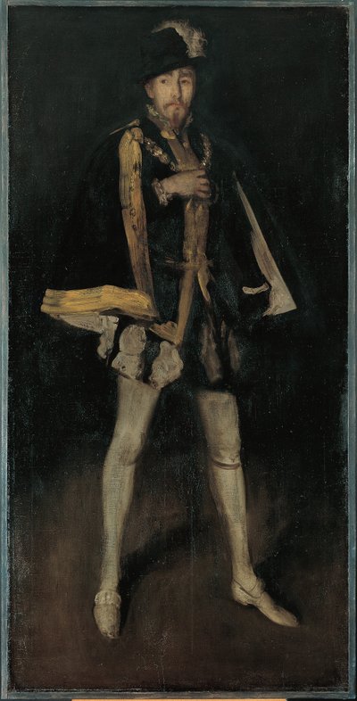 Arrangement in Black, No. 3: Sir Henry Irving as Philip II of Spain by James McNeill Whistler