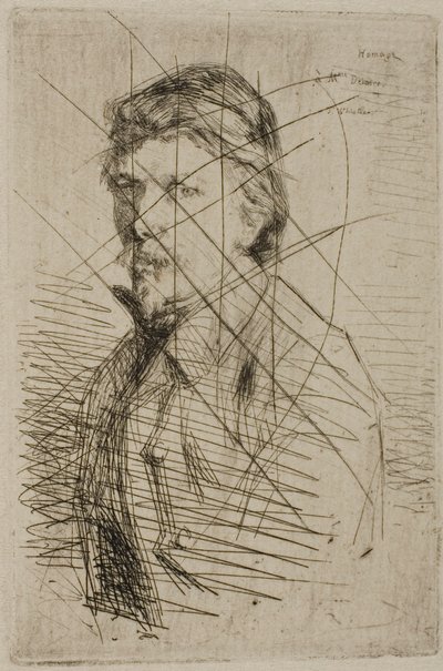 Auguste Delâtre, Printer by James McNeill Whistler
