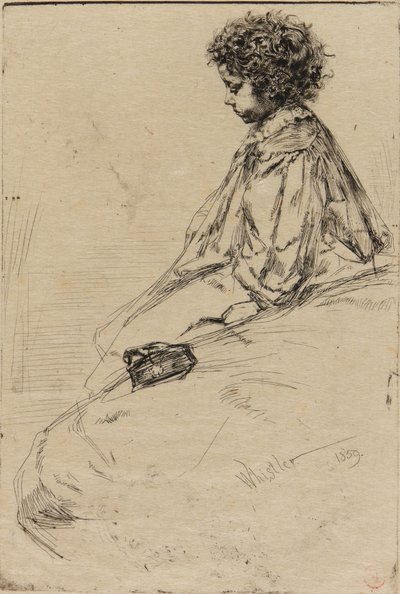 Bibi Lalouette by James Abbott McNeill Whistler