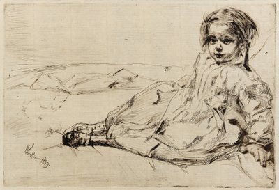 Bibi Valentin by James Abbott McNeill Whistler