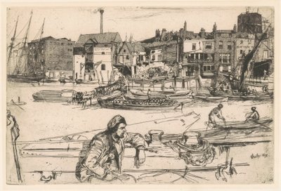 Black Lion Wharf by James McNeill Whistler