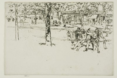 Boulevard Poissonnière, Paris by James McNeill Whistler