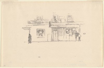 Chelsea Shops by James Abbott McNeill Whistler