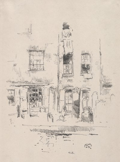 Churchyard by James McNeill Whistler
