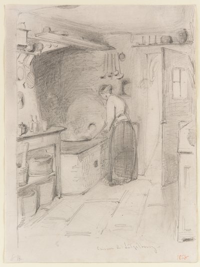 Cuisine at Lutzelbourg by James Abbott McNeill Whistler