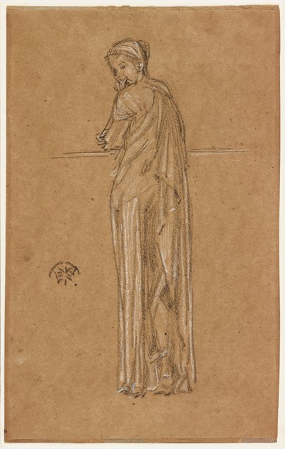 Draped Figure Standing by James Abbott McNeill Whistler