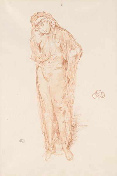 Draped Figure, Standing by James Abbott McNeill Whistler