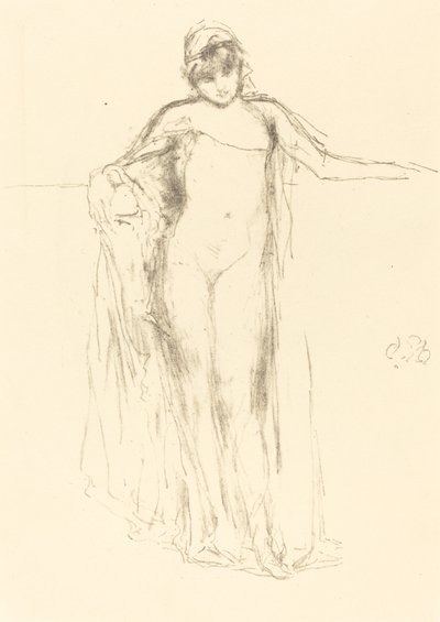 Draped Model, Standing by James Abbott McNeill Whistler