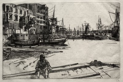 Eagle Wharf by James McNeill Whistler