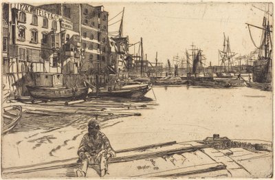 Eagle Wharf by James McNeill Whistler