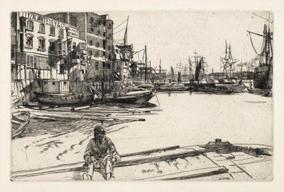 Eagle Wharf by James McNeill Whistler