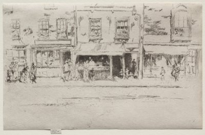 Fish Shop, Chelsea by James McNeill Whistler