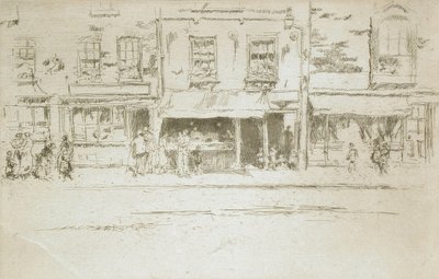 Fish Shop, Chelsea by James McNeill Whistler